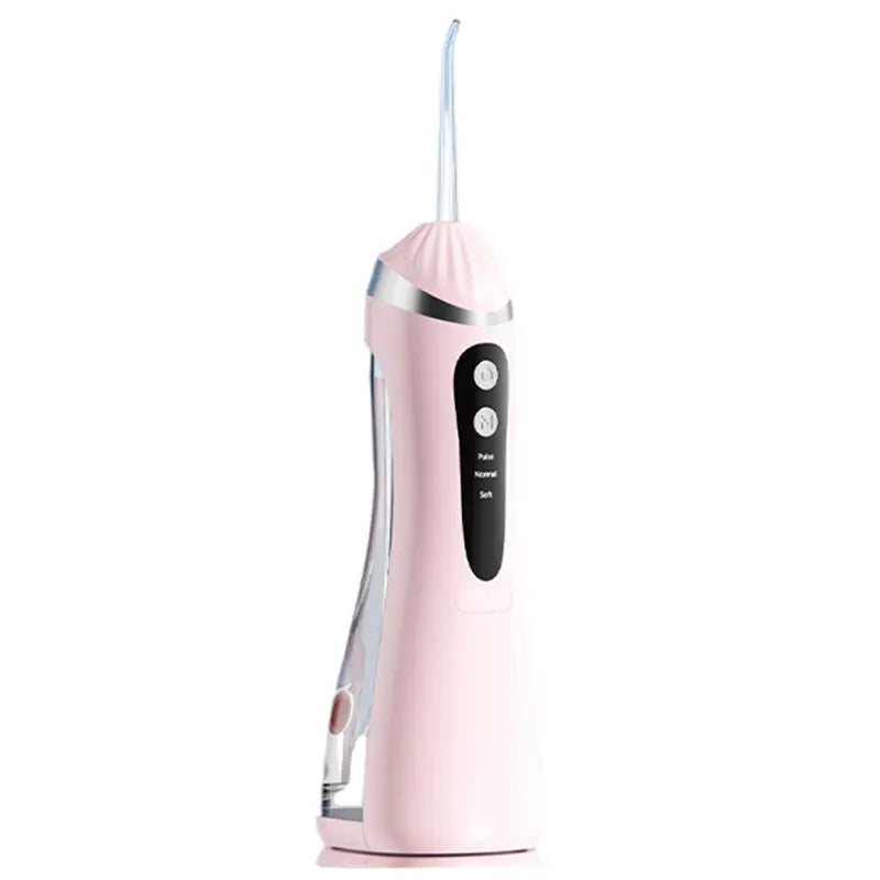 DILIEN Cordless Portable Dental Water Flosser - Teeth Cleaner, Gentle Dual Thread Floss, Powerful Rechargeable Oral Irrigator with Gum Health Support and Whitening Tablets