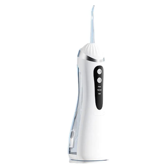 DILIEN Cordless Portable Dental Water Flosser - Teeth Cleaner, Gentle Dual Thread Floss, Powerful Rechargeable Oral Irrigator with Gum Health Support and Whitening Tablets